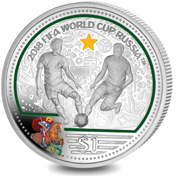 2018世界杯纪念币