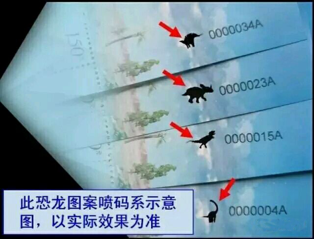 《中国恐龙》邮票